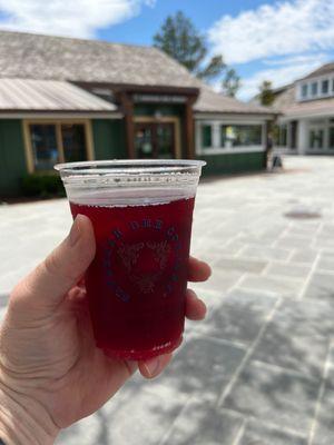 Blackberry and Currant Mead on draft.