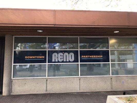 Downtown Reno Partnership at the old 4th Street bus station.