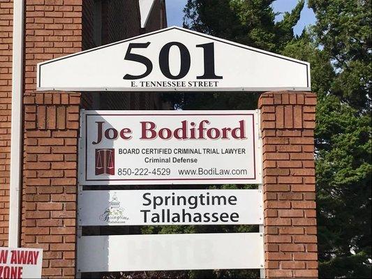 Tallahassee Criminal Lawyer Joe Bodiford.