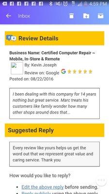 Customer  reviews