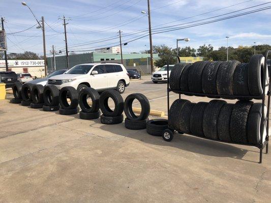 Tires new and used