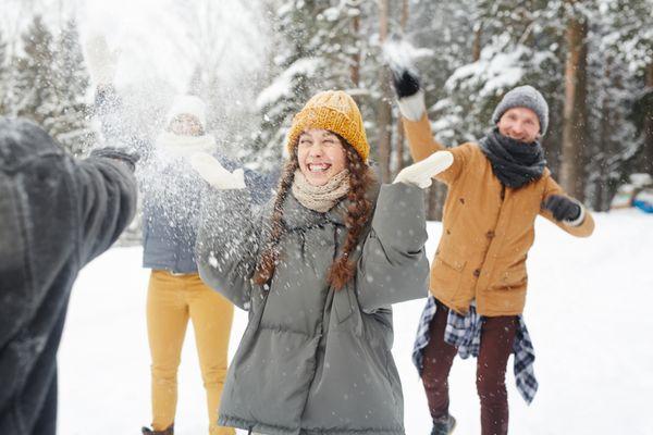 Fun snowball fights