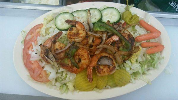 Grilled Shrimp Salad.