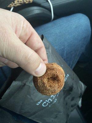 Mini apple cider donut