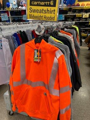 Carhartt high vis hoodies