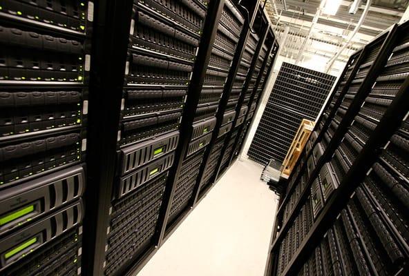 Off-site data center where business data gets backed up