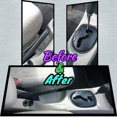 Before and After Interior Detailing.