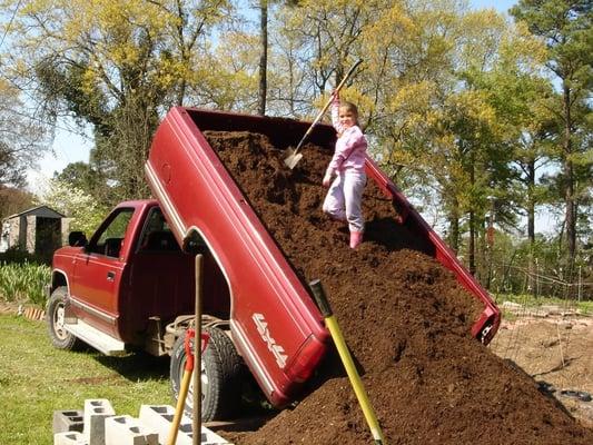 Big Red is always Ready to Haul ...Love My Dump Truck...