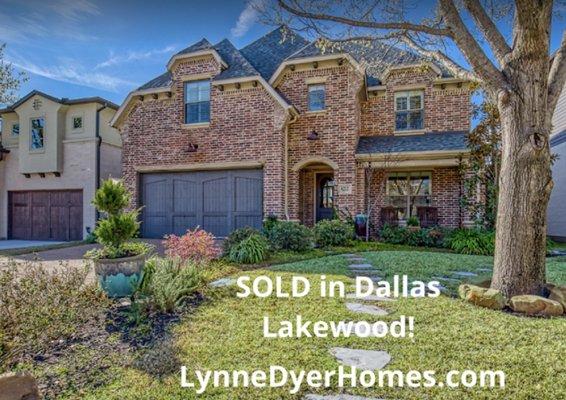 Sold homes by LynneDyerHomes.com