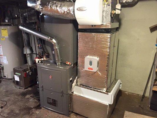 New Rheem furnace