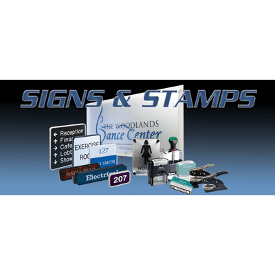 Texas Marking makes custom signs, decals, wall signs, name plates, laser engraving, banners, rubber stamps and personalization services,