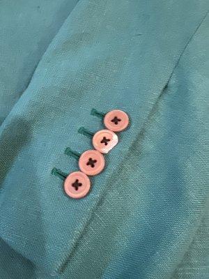 They burned the button when pressing the coat