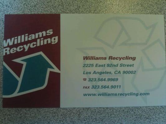 Williams Recycling Co