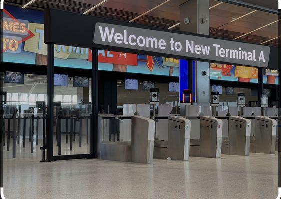 The new Terminal A at Ewr