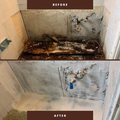 Water damage cleanup & restoration and mold removal done in Hollywood, FL.