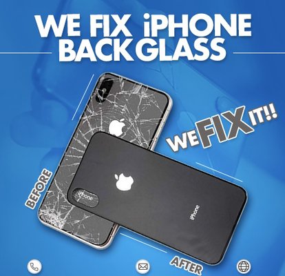 Repair your iphone back glass