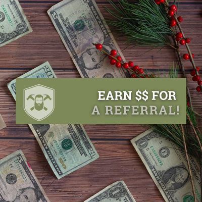 Use our app to refer your friends and neighbors and earn some extra funds, just in time for the holidays!