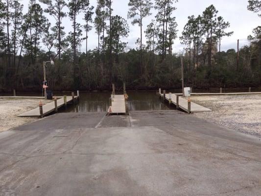 Boat launch.