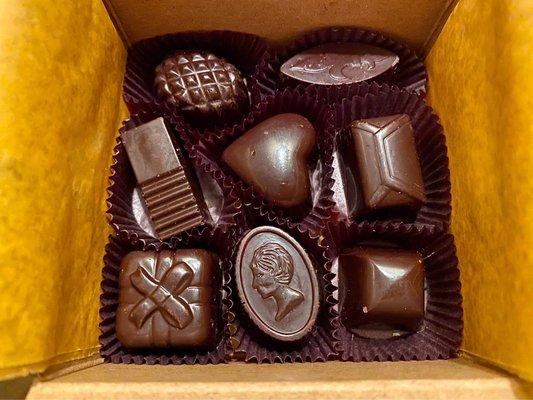 An absolute jewel box of chocolates, as good as it gets.