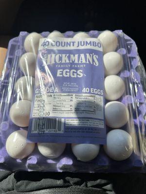 40 count jumbo eggs