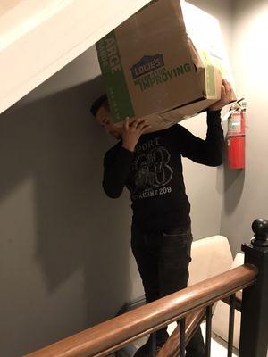 Arnold's Movers aren't afraid of stairs!!