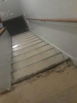 Broken stairs