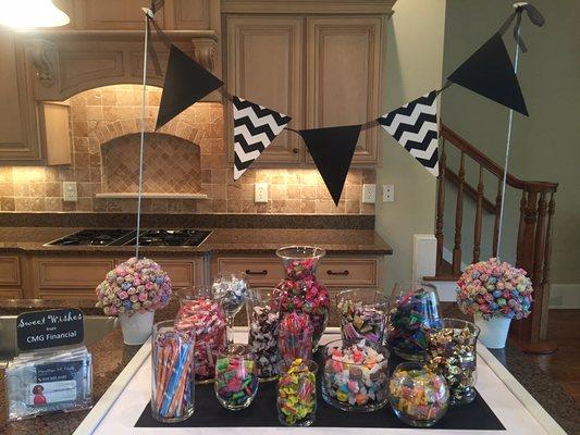 Who doesn't like a candy buffet???  Sweet wishes from CMG Financial, Pinehurst