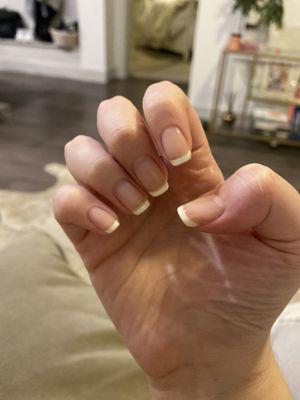 Performance manicure, multiple weeks later