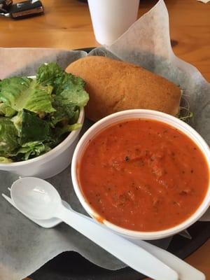 Soup and sandwich combo