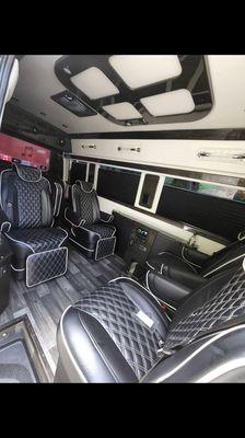 Interior photo of our Jet Style Sprinter Van