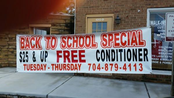 Back to school special already starting.