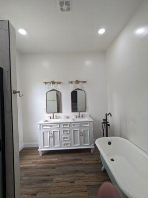 Completed Bathroom remodel