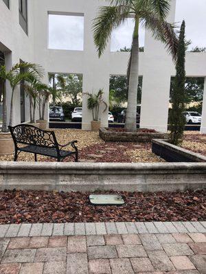 Rock Garden Entrance on Right side of building towards elevators