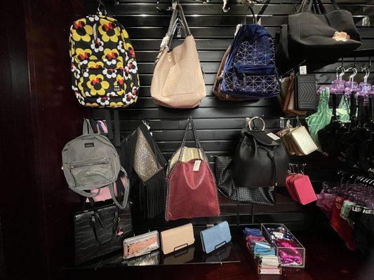 Backpacks,handbags, wallets and more!