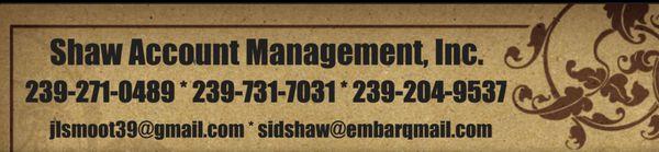 Shaw Account Management