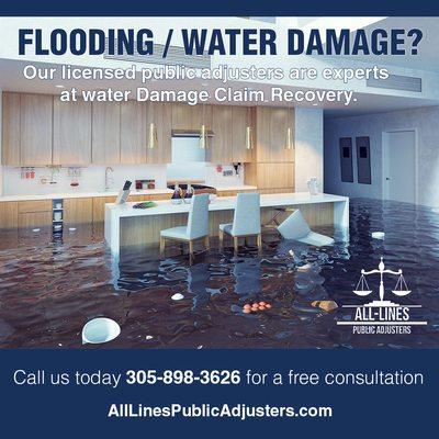 Flooding & Water Damage Insurance Claims