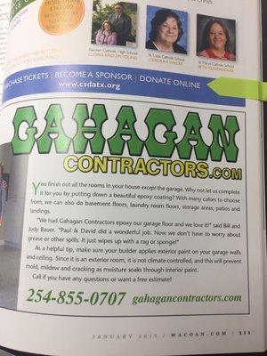 Read our article in the Wacoan Magazine