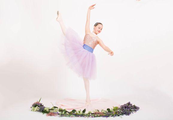 Students get their portraits taken after recital.