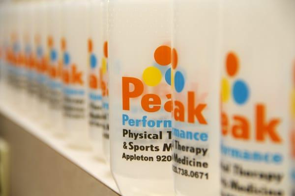 Every patient receives a Peak water bottle!