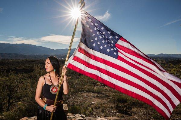 Dramatic portraits. Globe, AZ.