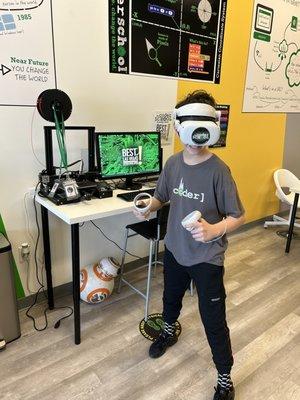 Are your kids ready to code Virtual Reality? In our VR Coding camp, your kid will use Oculus headsets and Unity to create their own simulate