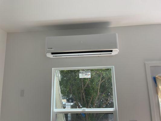 Install mini split ac unit