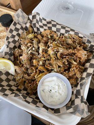 Fried artichokes