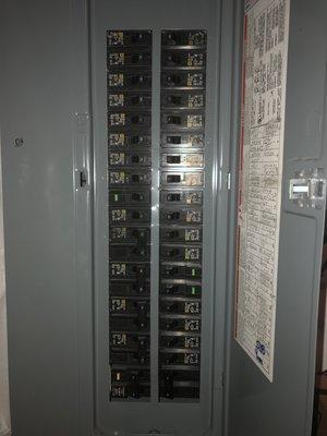 New panel installation