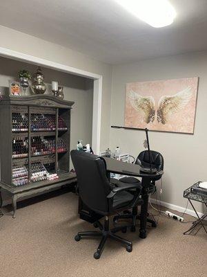 Manicure pedicure room