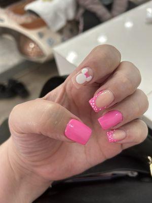 Nails first done 3/25