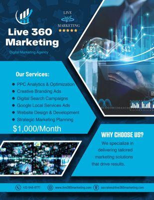 Live 360 Marketing Ads Package.