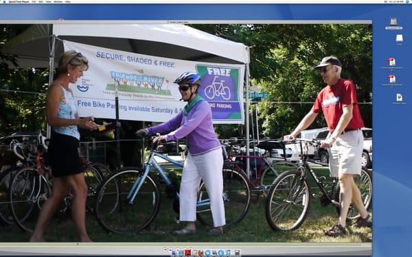 FREE bike parking at Colonial.  Ride your bike to the tournament on Sat. and Sun. and use the green gate.it's free.