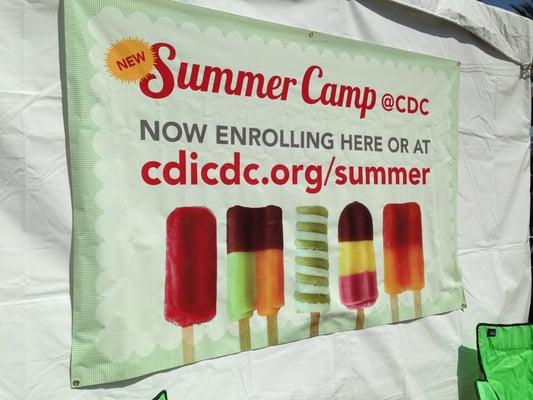 30 different enrichment/Specialty/Traditional day camps throughout the summer. Visit cdicdc.org