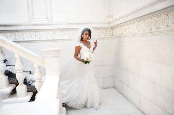 The breathtaking bride  Location: NYIT de Seversky mansion